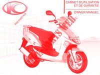 OWNER'S MANUAL for Kymco VITALITY 50 2T EURO II