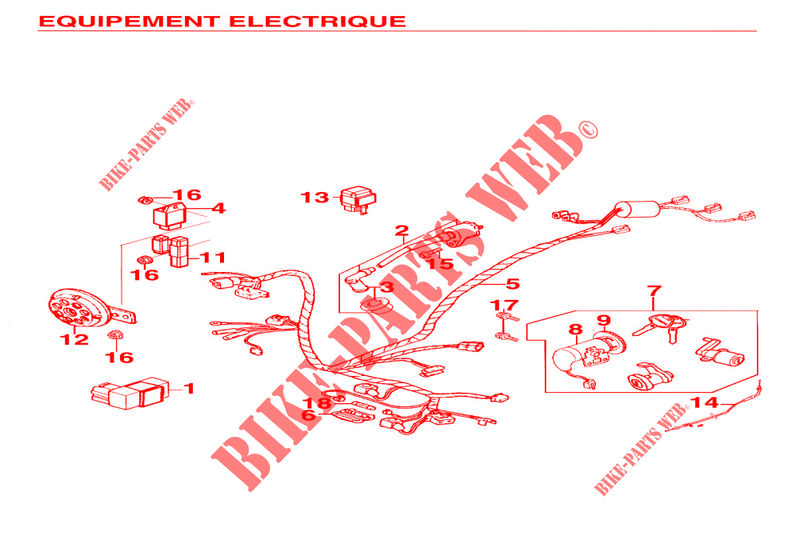 ELECTRICAL EQUIPMENT for Kymco YUP 50 2T EURO II
