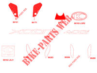 STICKERS for Kymco XCITING 400I ABS 4T EURO III