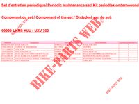 MAINTENANCE SET for Kymco KYMCO UXV 700I EPS 4T EURO II