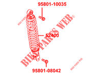 SHOCK ABSORBER for Kymco AGILITY CITY 50 16x 2T EURO 2