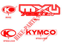 STICKERS for Kymco MXU 700I EX EPS IRS 4T EURO II