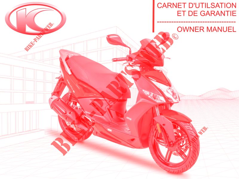 OWNER'S MANUAL for Kymco AGILITY CITY 125l 16x 4T EURO 4