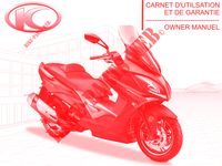 OWNER'S MANUAL for Kymco XCITING 400I ABS 4T EURO 4