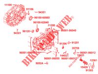 ENGINE CASINGS for Kymco VISAR 125I E4