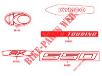 STICKERS for Kymco AK550 4T EURO 4