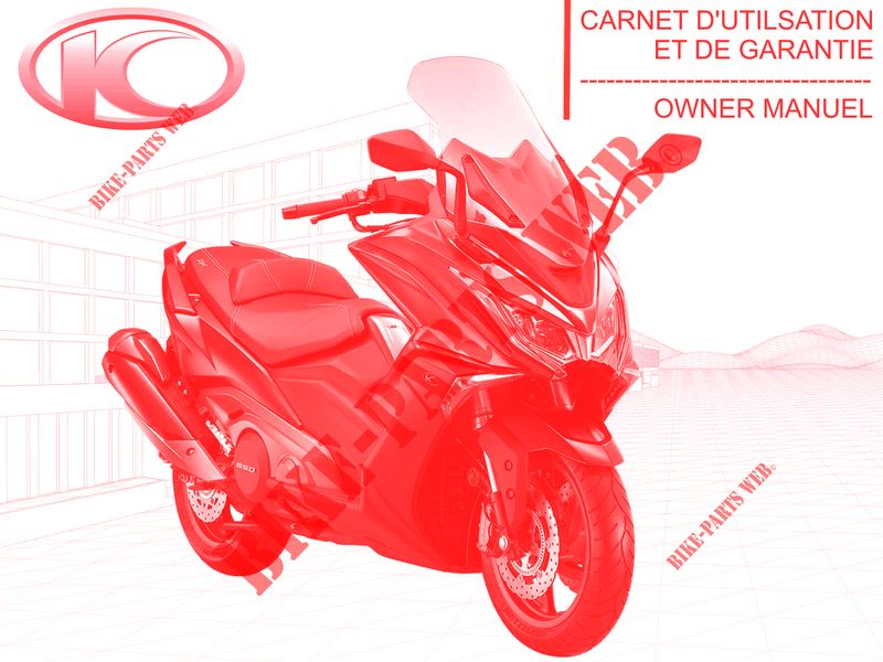 OWNER'S MANUAL for Kymco AK550 4T EURO 4