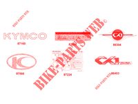 STICKERS for Kymco CK 1 125 4T EURO 3