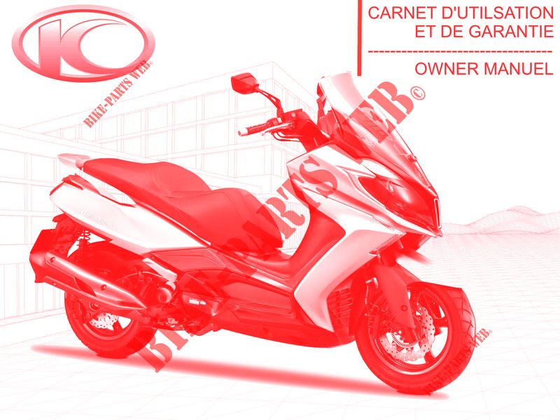OWNER'S MANUAL for Kymco DOWNTOWN 125 I ABS EURO 3