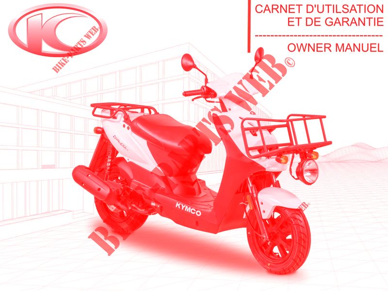 OWNER'S MANUAL for Kymco AGILITY CARRY 125I CBS E4