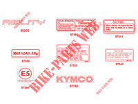 STICKERS for Kymco AGILITY 50 12 4T EURO 4