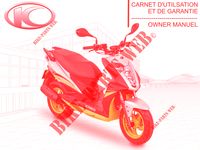 OWNER'S MANUAL for Kymco AGILITY 50  NAKED RENOUVO 4T EURO 4