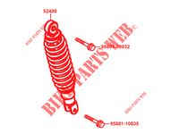 SHOCK ABSORBER for Kymco AGILITY VEHIPOSTE 50 4T EURO 2 