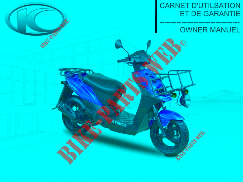 MANUAL for Kymco AGILITY 125 CARRY 4T EURO III