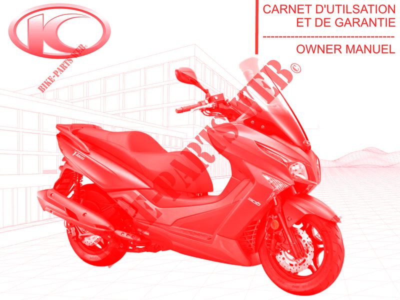OWNER S MANUAL for Kymco XTOWN 300I ABS EURO 4