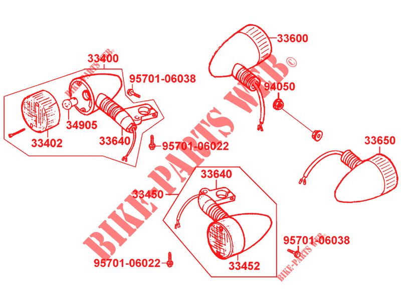 INDICATORS for Kymco ZING 125 4T EURO 1