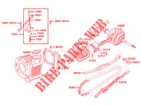 CYLINDER / PISTON for Kymco DINK 50 4T EURO II