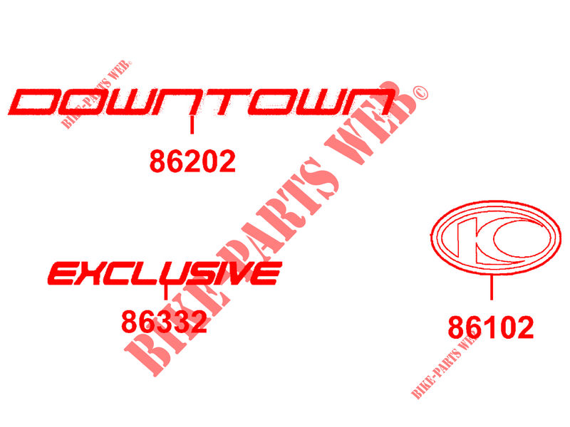 STICKERS for Kymco DOWNTOWN 350 I TCS EXCLUSIVE noodoe EURO 4