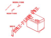 BATTERY for Kymco AGILITY 50i 16+ 4T EURO 4