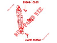 SHOCK ABSORBER for Kymco AGILITY 50i 16+ 4T EURO 4