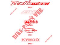 STICKERS for Kymco DINK STREET 125 I ABS 4T EURO III