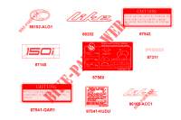 STICKERS / LABELS for Kymco LIKE 150I ABS EURO 4