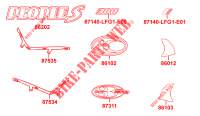 STICKERS for Kymco PEOPLE S 300I