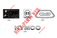 STICKERS for Kymco CV3 550 4T EURO 5