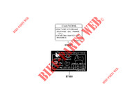 WARNING LABELS for Kymco DTX 360 125I ABS EURO 5