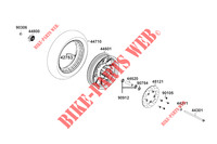 FRONT WHEEL for Kymco LIKE 125i ABS EURO 5