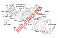 ENGINE CASINGS for Kymco XTOWN 300 I ABS EURO 5