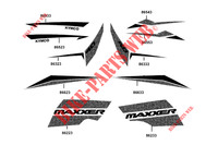 DECORS for Kymco MAXXER 90 S 4T N.H