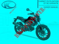 MANUAL for Kymco K-PW 125 4T EURO III