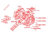 ENGINE CASINGS for Kymco K-PW 50 4T EURO II