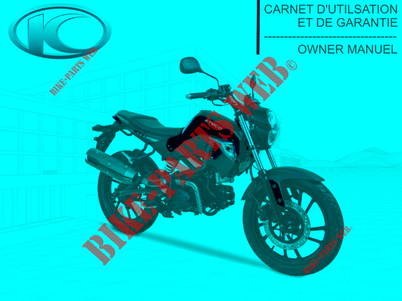 MANUAL for Kymco K-PW 50 4T EURO II