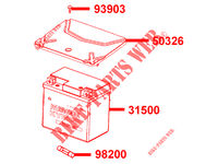 BATTERY for Kymco AGILITY 50 12 4T EURO 2