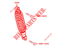 SHOCK ABSORBER for Kymco AGILITY 50 12 4T EURO 2