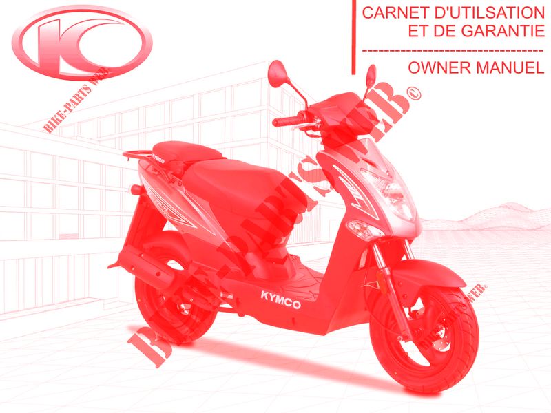 OWNER'S MANUAL for Kymco AGILITY 50 12 4T EURO 2