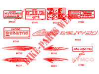 STICKERS for Kymco AGILITY 50 12 MMC 4T EURO 2