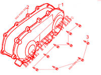 TRANSMISSION CASING for Kymco LIKE 50 2T EURO II