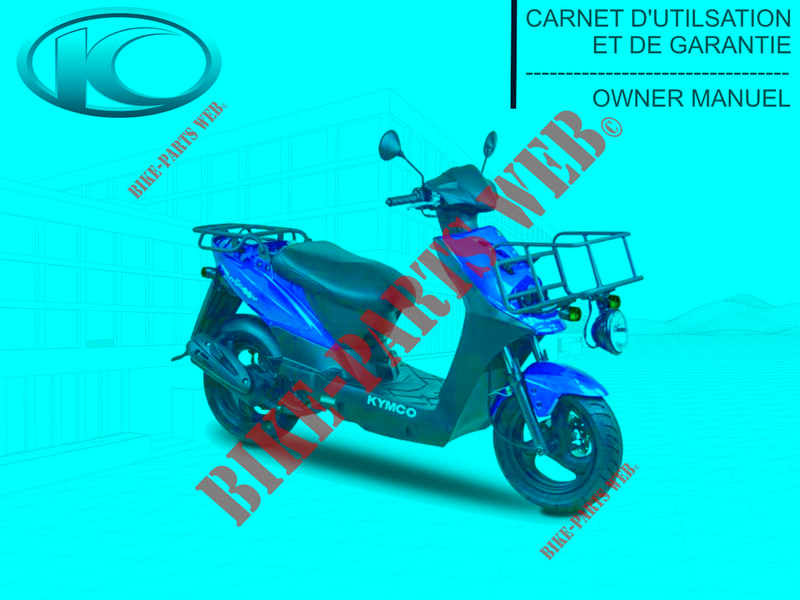 MANUAL for Kymco AGILITY 50 CARRY 4T EURO II