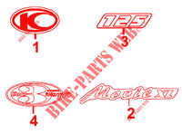 STICKERS for Kymco MOVIE XL 125 4T EURO III