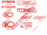 STICKERS for Kymco MXU 400 2X4 - 4X4 4T EURO II