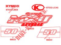 STICKERS for Kymco MXU 50 2T EURO II