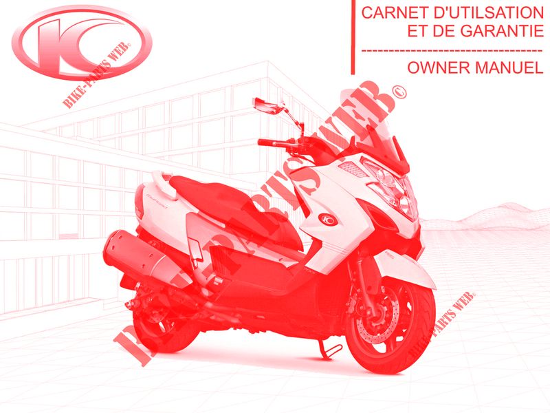 OWNER'S MANUAL for Kymco MY ROAD 700I 4T EURO III