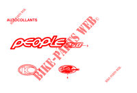 STICKERS for Kymco PEOPLE 250 4T EURO II